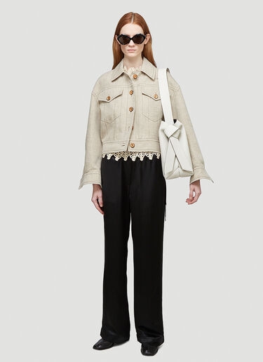 Acne Studios Palomi Fluid Satin Pants Black acn0244032