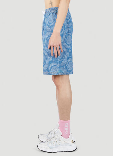 Versace Barocco Denim Shorts Blue ver0151020