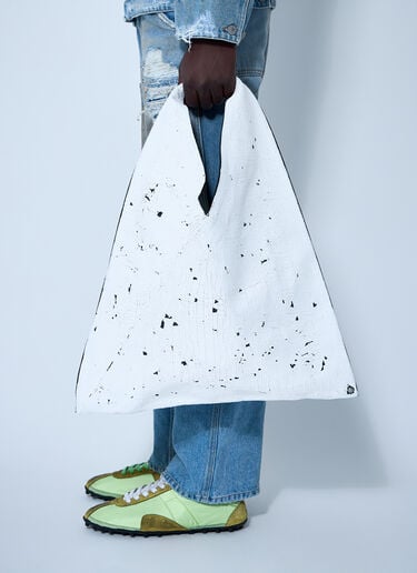 MM6 Maison Margiela 经典中号日式手提包  白色 mmm0160007