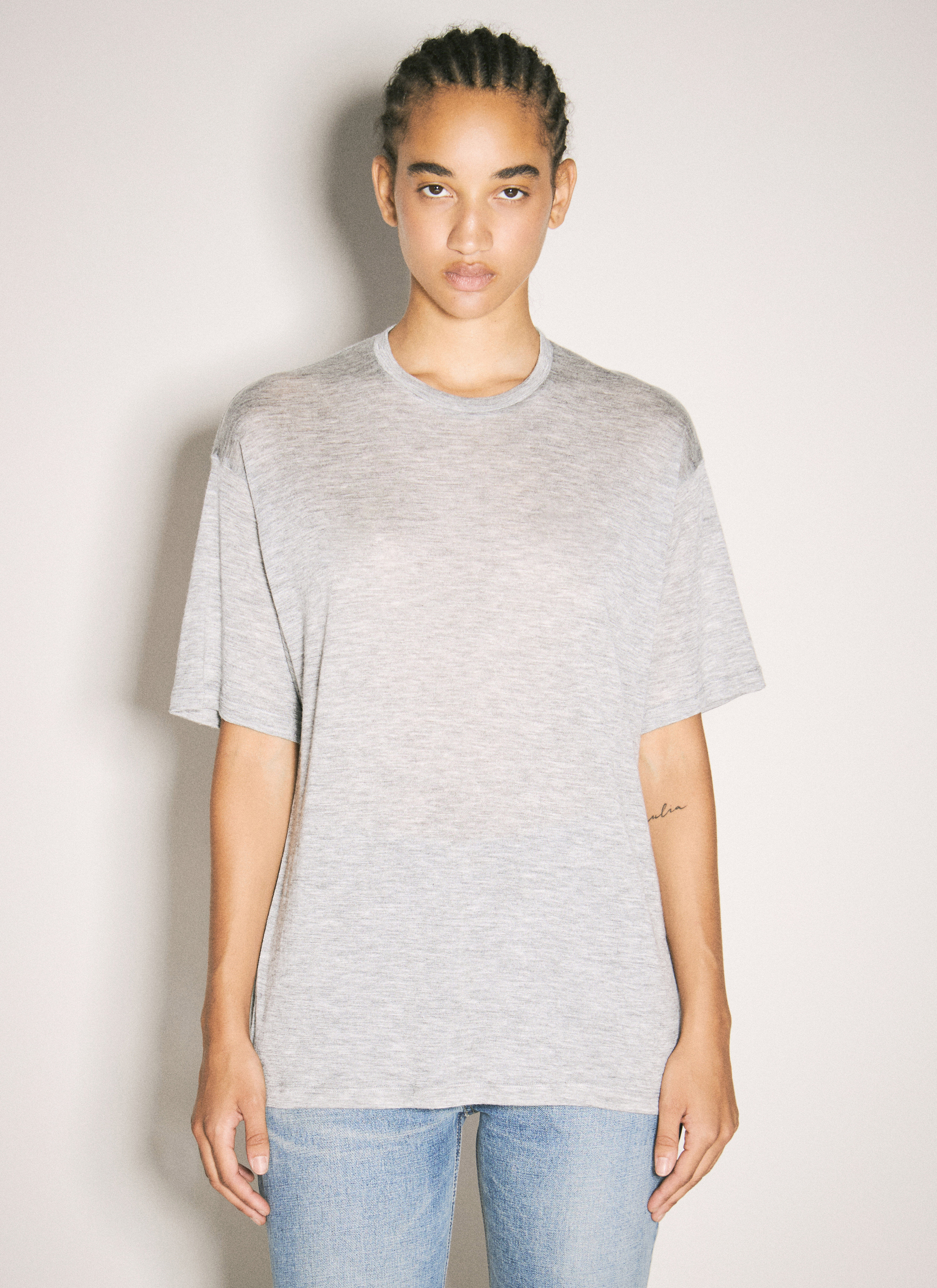 Saint laurent oversized t shirt cheap
