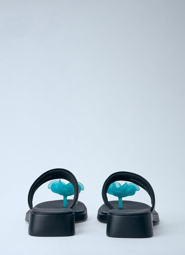 CAMPER Sculptural Toe Ring Sandals Black cmp0264011
