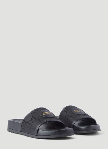 Gucci Eco-Nylon Slides Black guc0143048