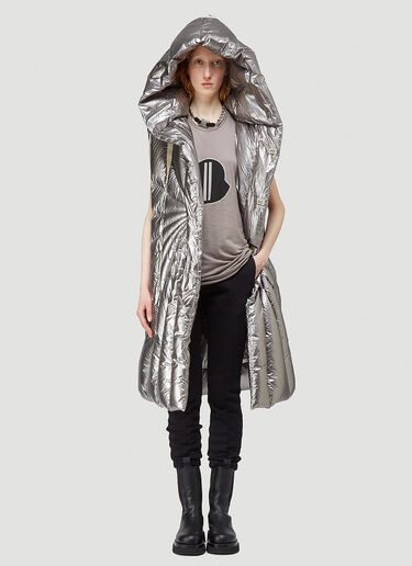 Moncler x Rick Owens Porterville Coat Silver mro0242004