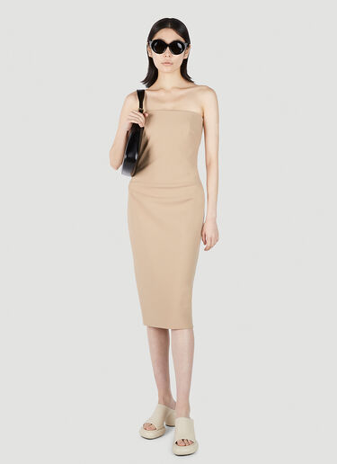 Bernard Strapless Dress Max Mara Bernard Strapless Dress Beige max0251017