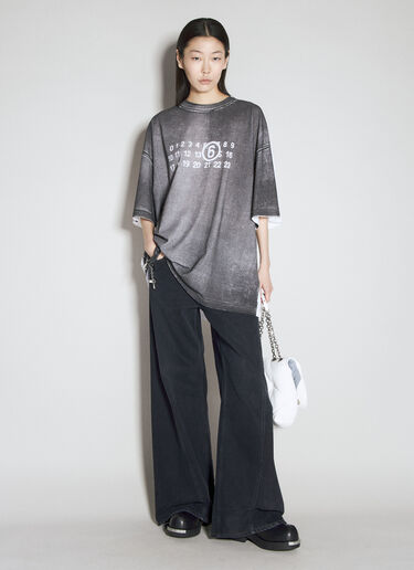 MM6 Maison Margiela Twisted Jeans Black mmm0253016
