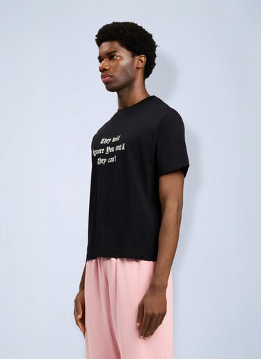 Palm Angels Statement T-Shirt Black pma0164085