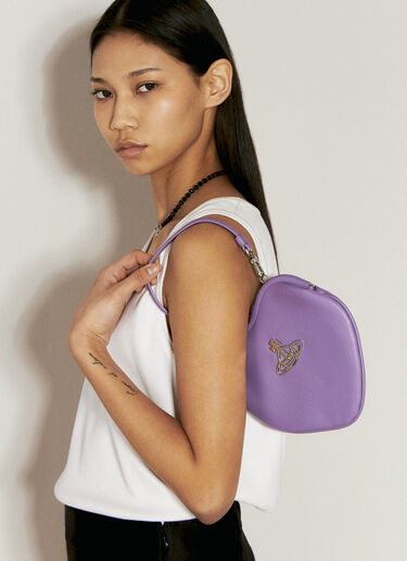 Vivienne Westwood 벨르 하트 프레임 숄더백  퍼플 vvw0256002