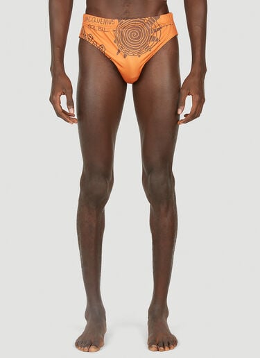 Jacquemus Le Slip De Bain Swim Briefs Orange jac0151021