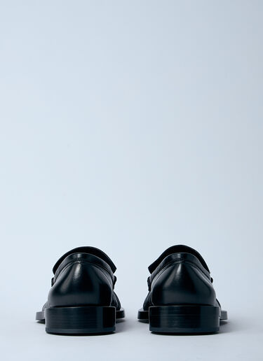 Jil Sander 주름진 가죽 로퍼 블랙 jil0161008