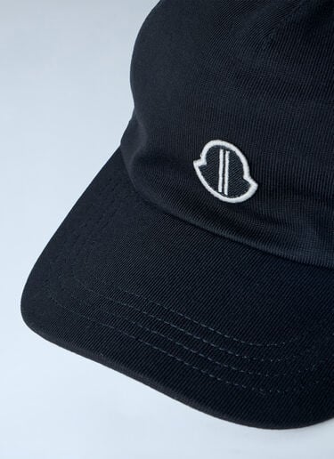 Moncler x Rick Owens Embroidered Logo Baseball Cap Black mcs0363032