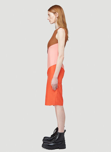 Ader Error Colour Block Dress Pink adr0244003
