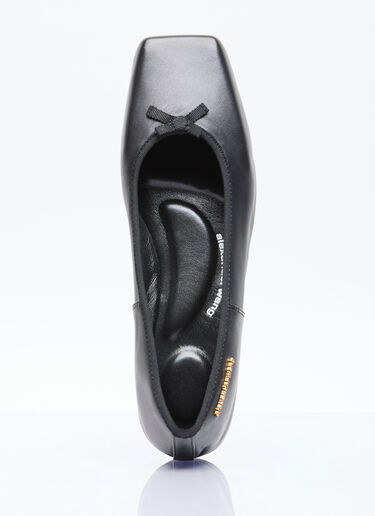 Alexander Wang 빌리 발레리나 플랫 슈즈 블랙 awg0255043