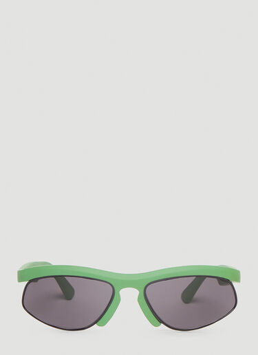 Bottega Veneta Acetate Sunglasses Green bov0244005