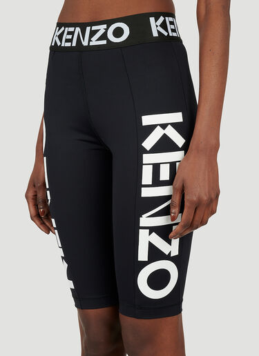 Kenzo ロゴ サイクリングショーツ ブラック knz0252039