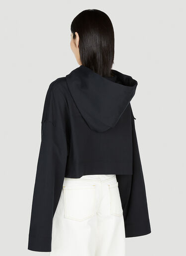 Moncler x Alicia Keys 크롭 후드 스웨트셔츠 블랙 mak0251013
