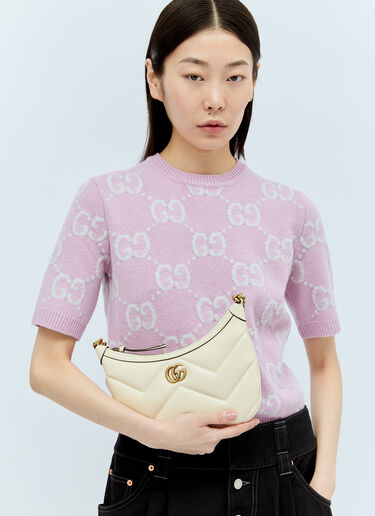 GG Marmont Small Shoulder Bag Gucci GG Marmont Small Shoulder Bag White guc0255141