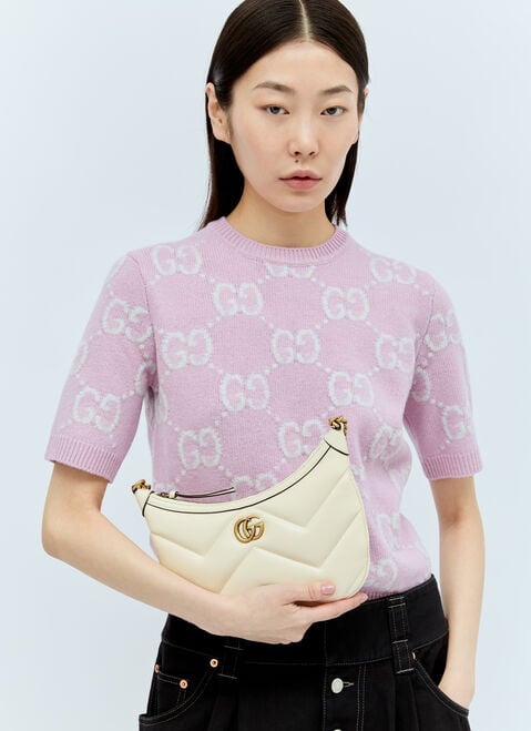 Acne Studios GG Marmont Small Shoulder Bag Pink acn0256002