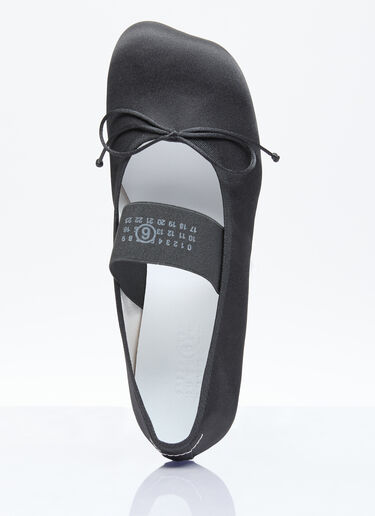 MM6 Maison Margiela Anatomic Ballerina Shoes Black mmm0255021