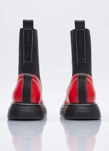 Everyday 中筒切尔西靴 GANNI Everyday 中筒切尔西靴 红色 gan0254032