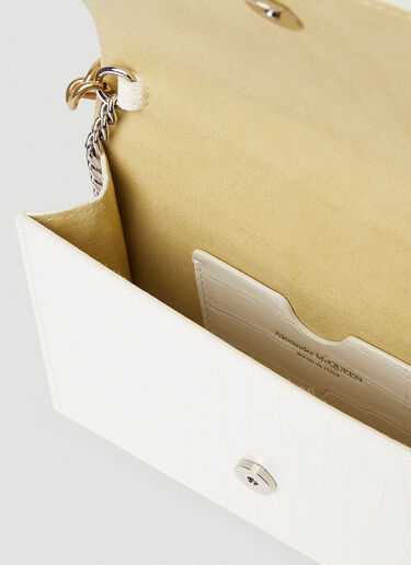 Alexander McQueen Small Skull Shoulder Bag Ivory amq0251008