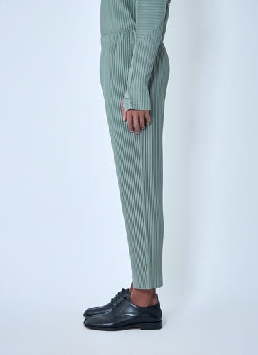 Homme Plissé Issey Miyake Pleated Tapered Pants Olive hmp0163002