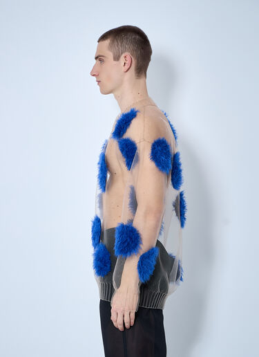 Flying Dots Sweater Walter Van Beirendonck Flying Dots Sweater Blue wlt0160005