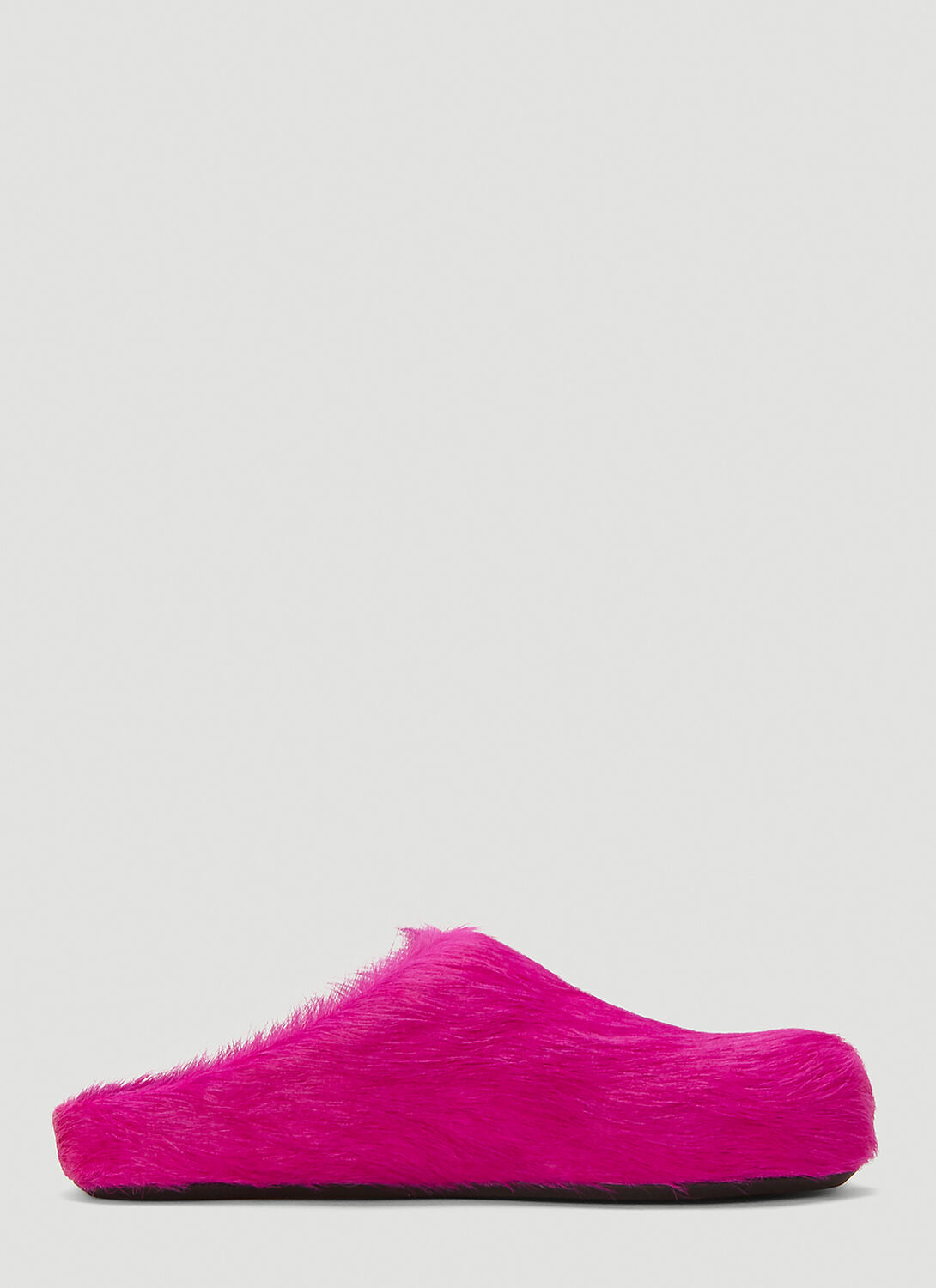 Marni Pink Fussbett Sabot Slip-on Loafers In Pink