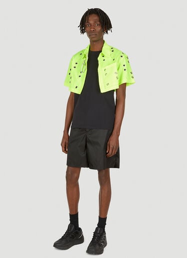 Eyelet Short-Sleeve Shirt Studio Alch Eyelet Short-Sleeve Shirt Yellow alc0136002