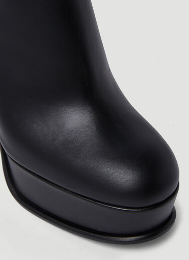 Alexander McQueen Platform Ankle Boots Black amq0249051