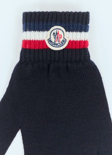 Moncler Wool Gloves Navy mon0158032