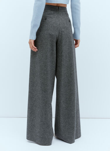Wide Leg Wool Pants Max Mara Wide Leg Wool Pants Dark Grey max0254054