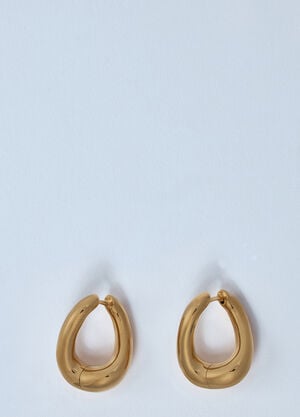 Tom Wood Twist Hoop Earrings Gold tmw0359010