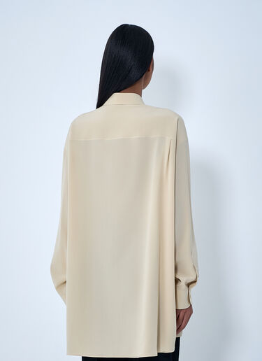 The Row Luka Shirt Beige row0263008