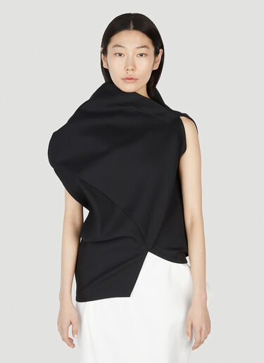 Issey Miyake 토르소 탑 블랙 ism0252003