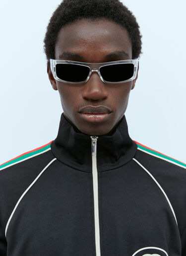 Gucci Rectangular Frame Sunglasses Clear gus0154012