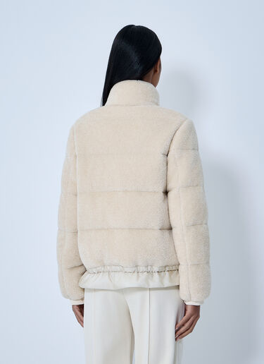 Cedre Teddy Down Jacket Moncler Cedre Teddy Down Jacket White mon0263008