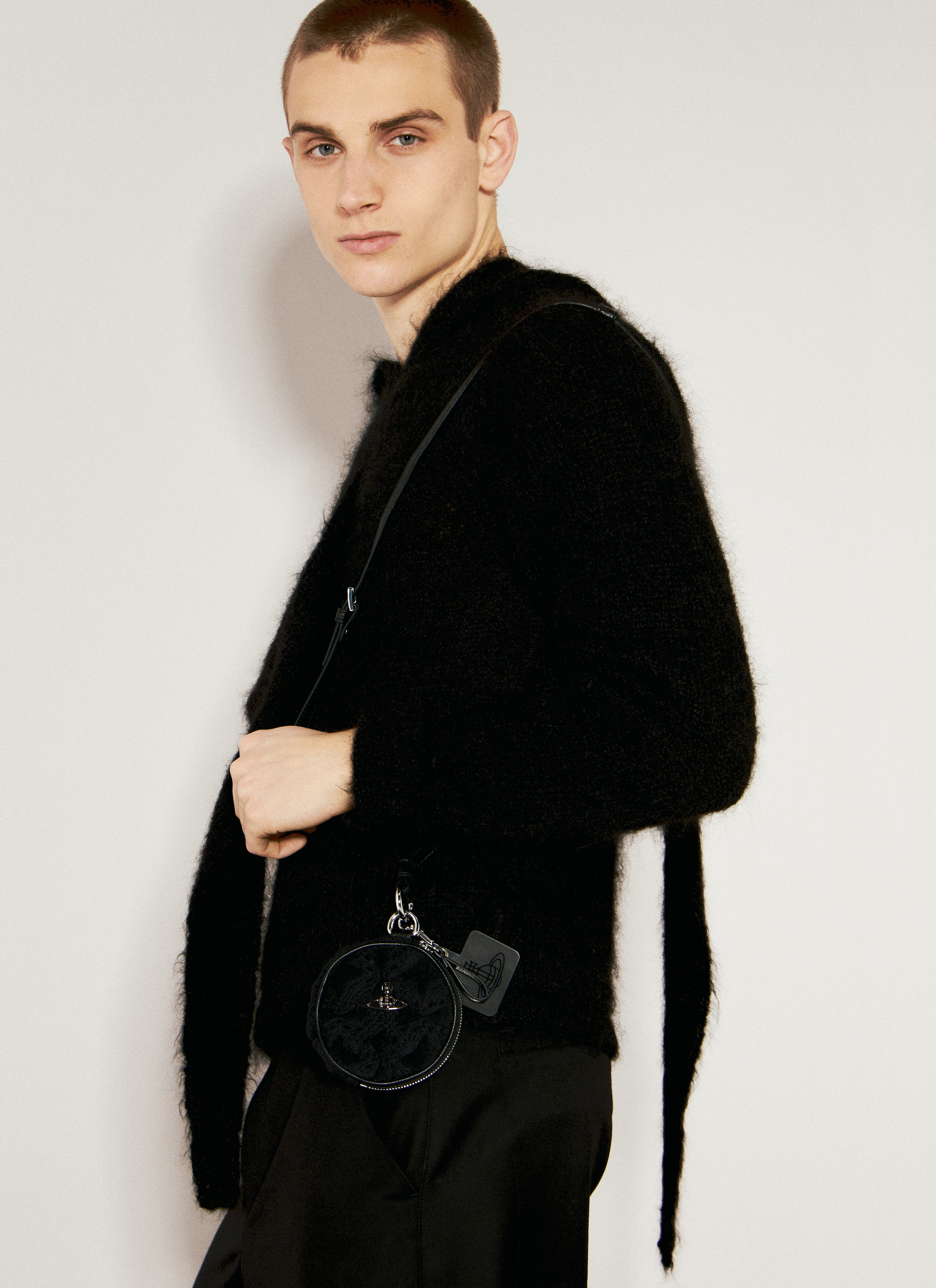 Vivienne Westwood Men's' Logo Plaque Lanyard in Black | LN-CC®