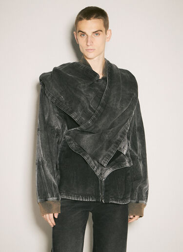 Y/Project Velcro Denim Jacket Black ypr0358003