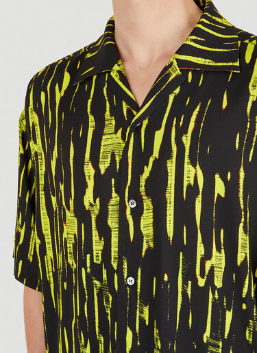 Graphic Print Bowling Shirt Ambush Graphic Print Bowling Shirt Black amb0149012