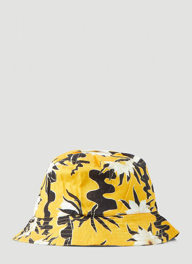 Endless Joy Floral Motif Bucket Hat Yellow enj0148012