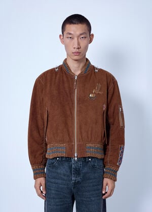 Story Mfg. Seed Bomber Jacket Brown mfg0166002
