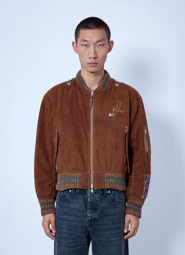 Story Mfg. Seed Bomber Jacket Brown mfg0166002