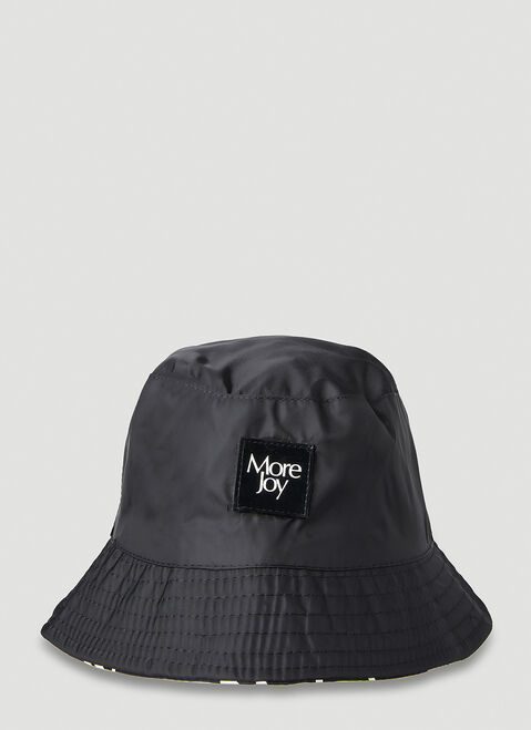 More Joy Logo Patch Bucket Hat Black mjy0347068