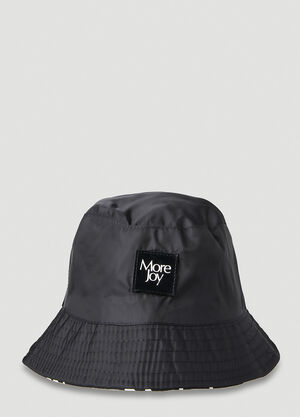 More Joy Logo Patch Bucket Hat Black mjy0347046