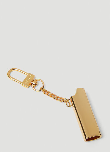 Ambush Logo Lighter Case Keyring Gold amb0149034