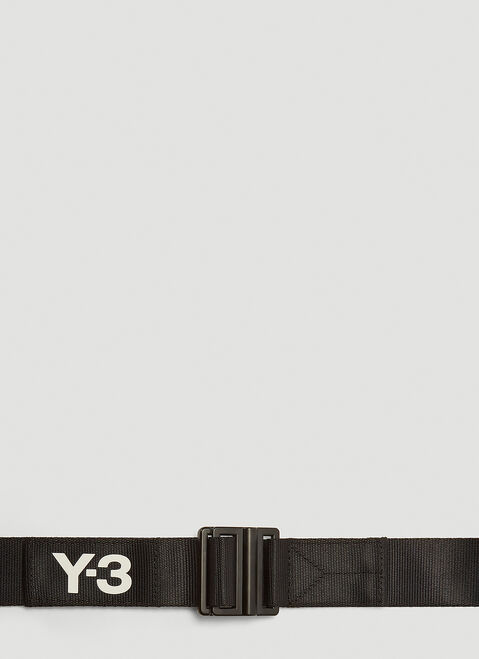 Alexander McQueen Classic Logo Belt Black amq0251017