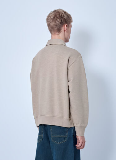 Stone Island Polo Collar Sweatshirt Beige sto0165090