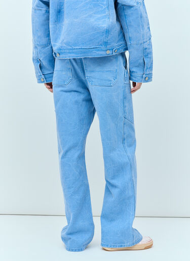 Acne Studios 贴饰帆布长裤 蓝色 acn0255043