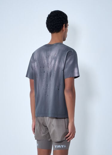 Satisfy Distressed Cotton T-Shirt Grey sat0162009