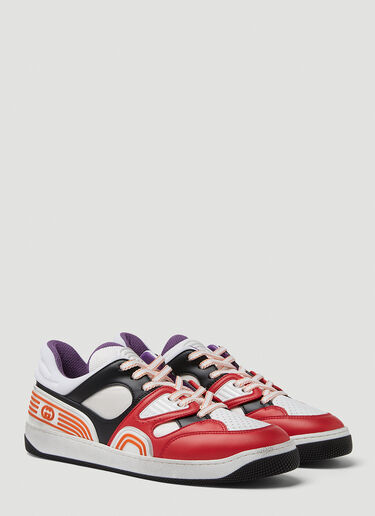 Gucci Basket Low Sneakers Red guc0250123